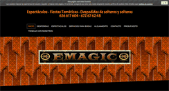 Desktop Screenshot of eventosemagic.com