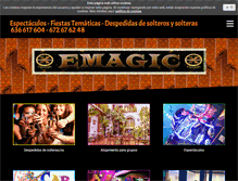 Tablet Screenshot of eventosemagic.com